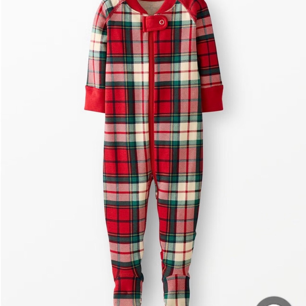 Plaid/Holiday Hanna Anderson Infant Pajamas